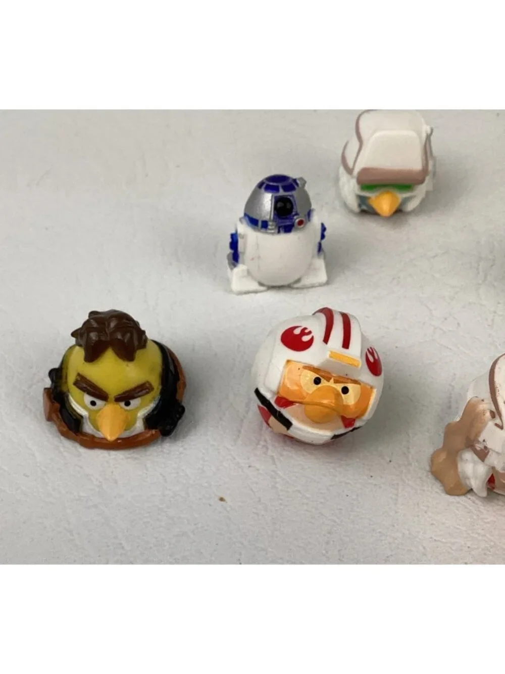 Angry Birds Star Wars Bundle Lot of 12 Game Figures Jenga Rubber Pencil Topper